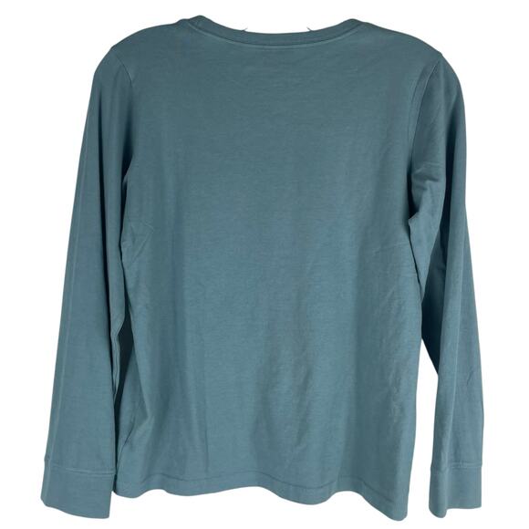 Life is Good Be Yourself Crewneck Graphic Tee Blue Junior Size XL - Picture 7 of 10